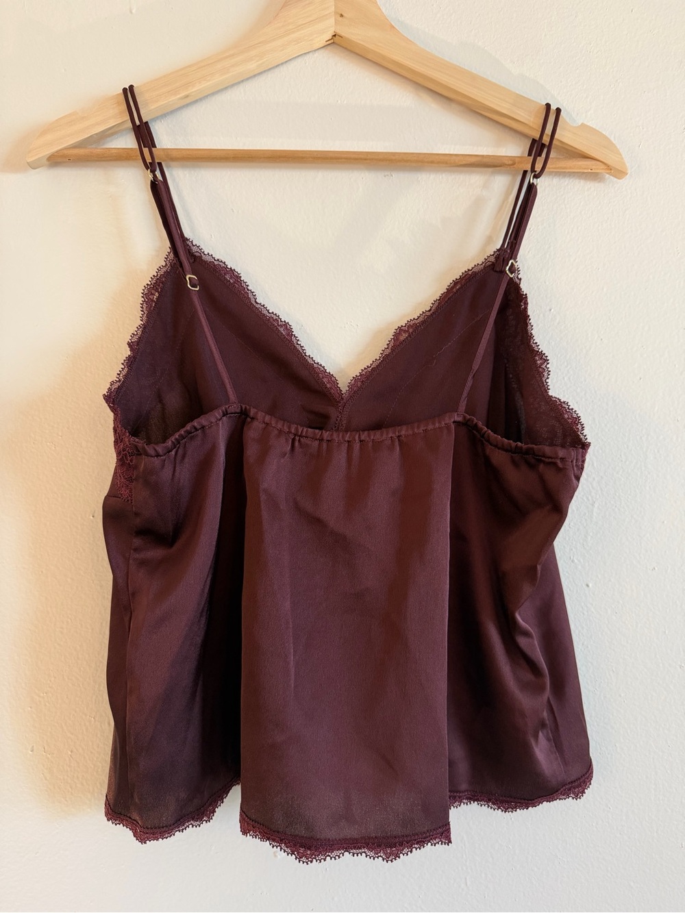 Abercrombie & Fitch Lace-Trim Satin Camisole - Picture 6 of 6